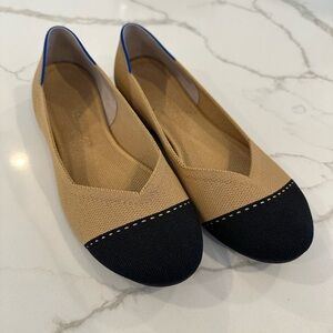 Rothy's The Flat in Camel Captoe Women's Size 10.5